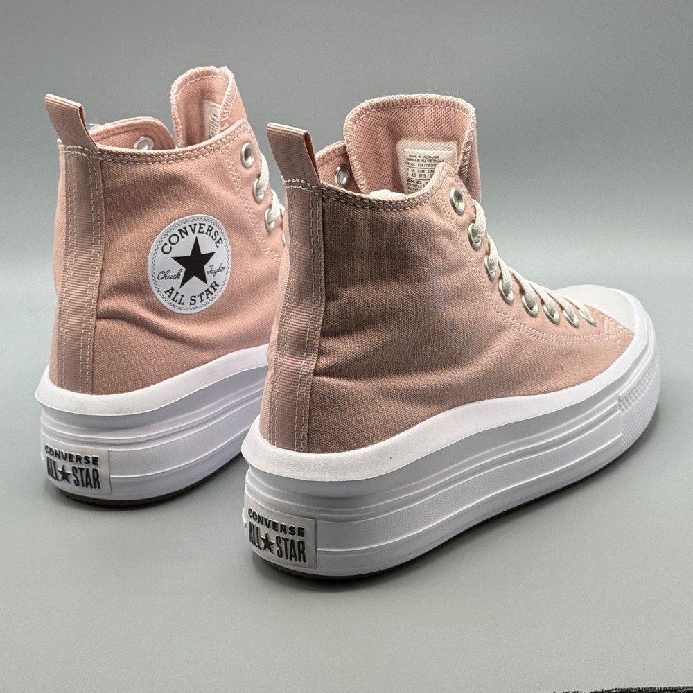 Converse Women's 6.5 Sneakers Platform Pink Streetwear CTAS Move Hi‎ A06332C - Picture 9 of 9